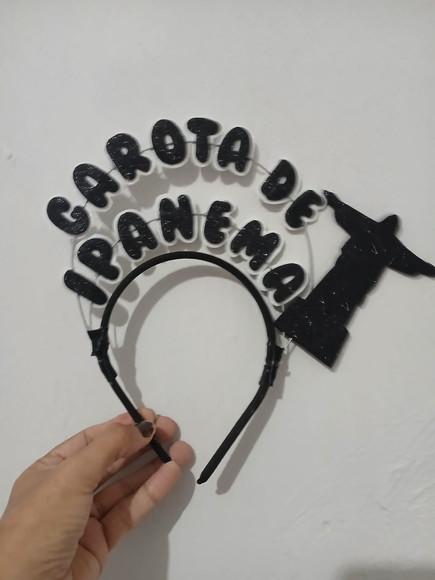 1 Personalizada com Frase Garota de Ipanema