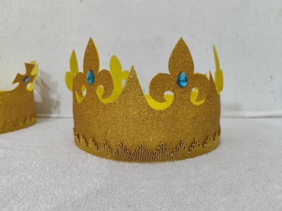 1 Coroa de Príncipe ou Princesa, Faço Qualquer Tamanho