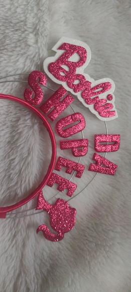 1 Tiara Barbie (pode Mudar Frase ou Cor