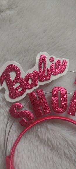 1 Tiara Barbie (pode Mudar Frase ou Cor