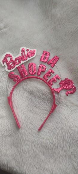 1 Tiara Barbie (pode Mudar Frase ou Cor