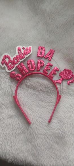 1 Tiara Barbie (pode Mudar Frase ou Cor