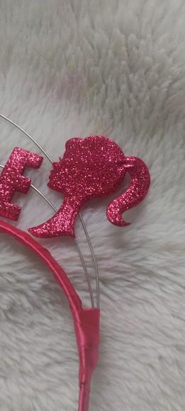 1 Tiara Barbie (pode Mudar Frase ou Cor