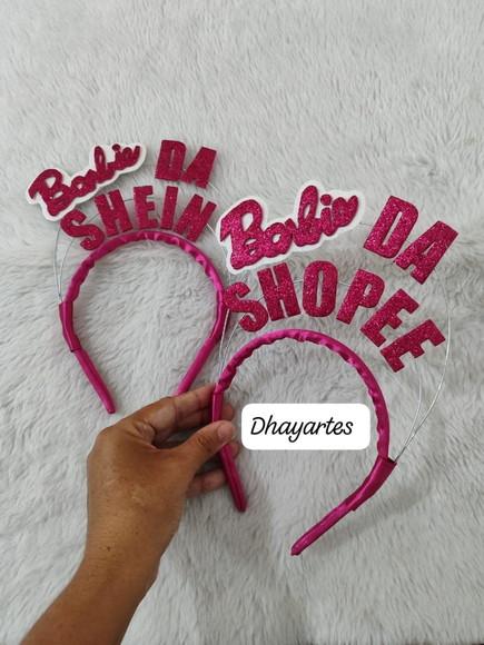 1 Tiara Barbie (pode Mudar Frase)
