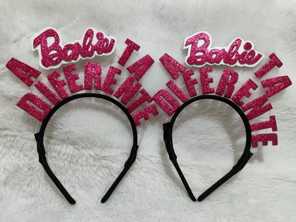 1 Tiara Barbie (pode Mudar Frase)