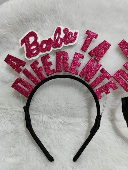1 Tiara Barbie (pode Mudar Frase)