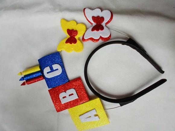 1 Tiara Personalizada Abc para Formatura Escolar