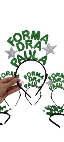 1 Tiara Personalizada (qualquer Frase)