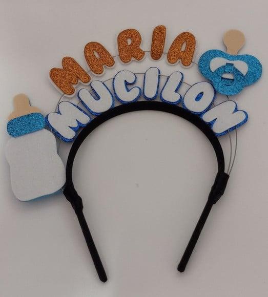 1 Tiara Personalizada Maria Mucilon