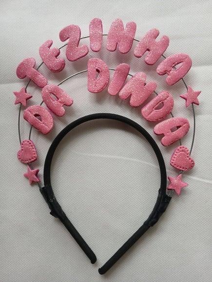 1 Tiara Personalizada para Chegada do Bebê