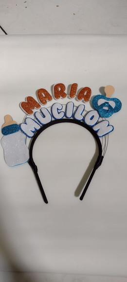 1 Tiara Personalizada Maria Mucilon