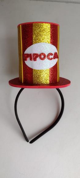 1 Tiara Pipoca para Carnaval/festas,mine Cartola