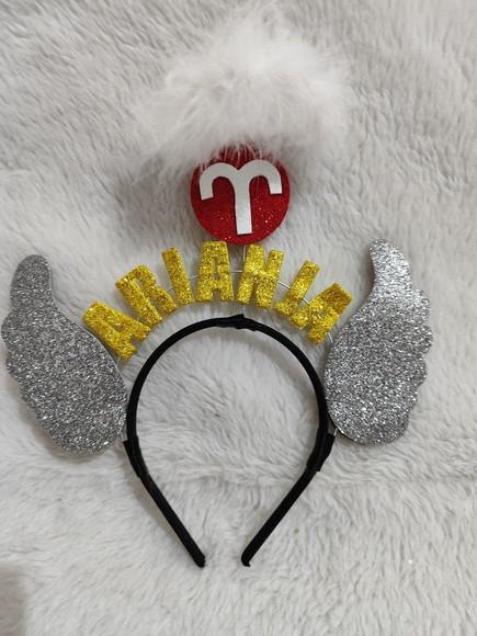 1 Tiara Signo Libras Faço Qualquer Signo