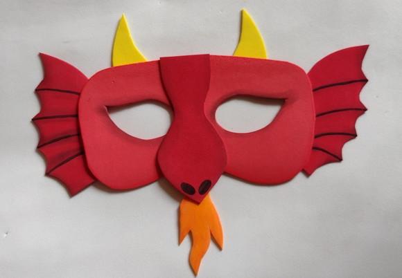 18 MÁSCARAS DRAGÃO (PODE MUDAR A COR)