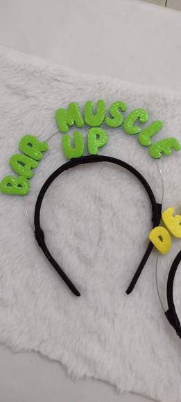 2 Tiaras Personalizada Crosfit/ Faço Qualquer Frase