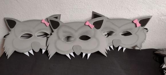 20 MASCARAS Lobo e loba