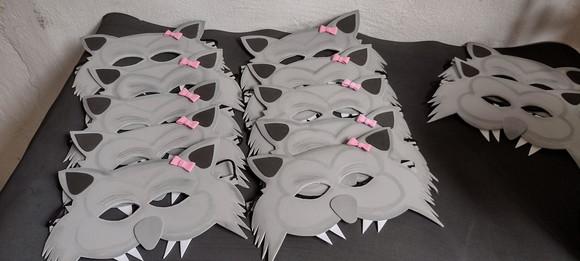 20 MASCARAS Lobo e loba