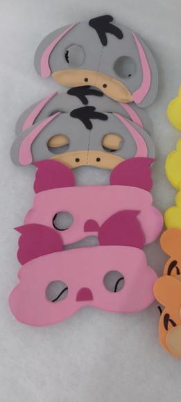 20 Mascaras Turma Ursinho Pooh
