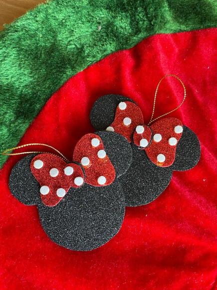 20 Pingentes para Natalinos Turma do Mickey