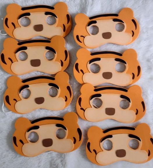 30 Mascaras Turma Ursinho Pooh