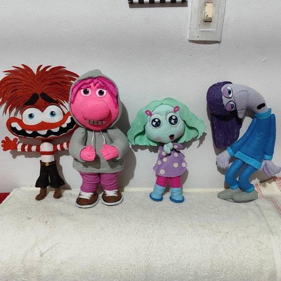 Boneco Ansiedade Divertidamente 30 cm