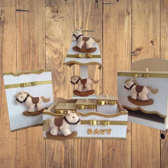 Kit Higiene mdf Cavalinho