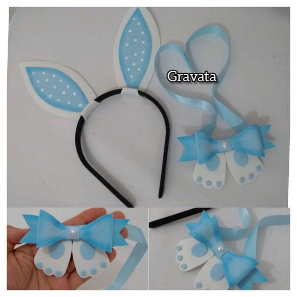 Kit Tiara + Gravata Páscoa