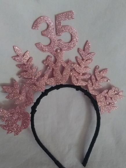 Tiara com Idade do Aniversariante