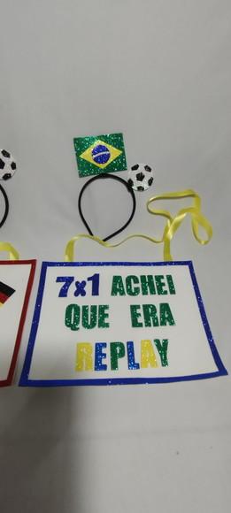 Tiara com Bandeira