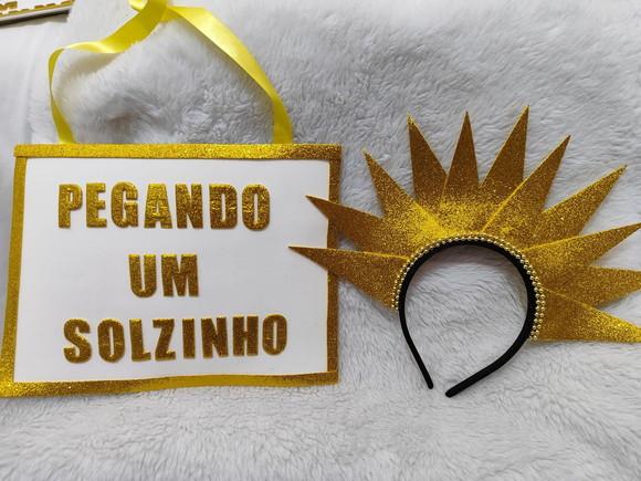 Tiara Personalizada + Plaquinha Cabaré (faço Qualquer Frase)