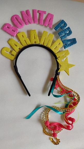 Tiara Personalizada Bonita pra Caramba