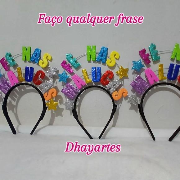 Tiara Personalizada com Frases, Palavras