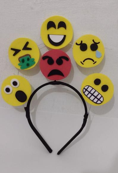 Tiara Personalizada Emoji Emoções