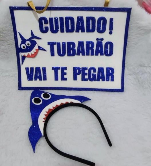 Tiara+plaquinha Personalizada com Frases para Festas