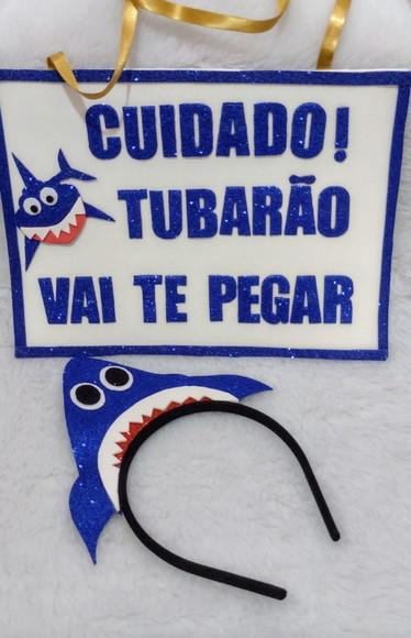 Tiara+plaquinha Personalizada com Frases para Festas