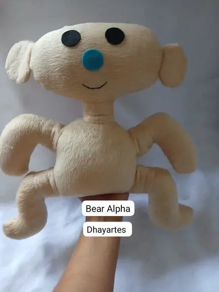 1 Bear Alpha Roblox em Feltro 32 cm