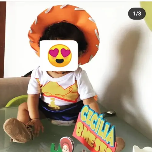 1 Chapéu Jessie ou Woody Toy Story (material Eva)