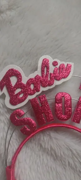1 Tiara Barbie (pode Mudar Frase ou Cor