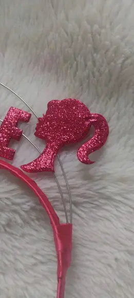 1 Tiara Barbie (pode Mudar Frase ou Cor