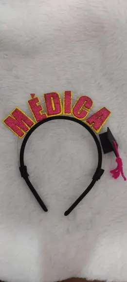 1 Tiara Formatura (faço Qualquer Frase,pode Mudar a Cor)