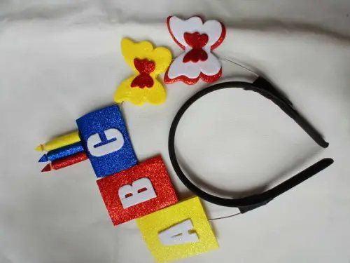 1 Tiara Personalizada Abc para Formatura Escolar