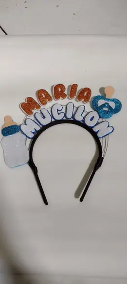 1 Tiara Personalizada Maria Mucilon