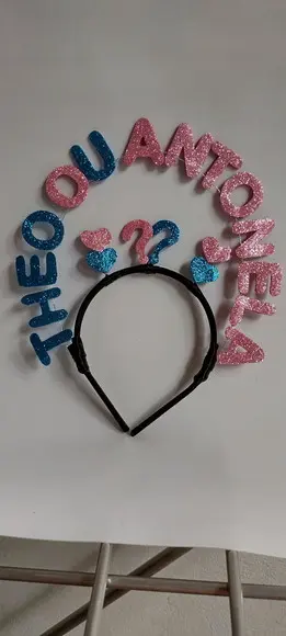 1 Tiaras para Chá Revelação, Faço Qualquer Palavra