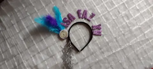 15 Tiaras 15 Anos com Penas/penunges
