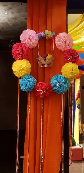 15 Unid de Pompons de Crepom para Decoração (apenas Pompom