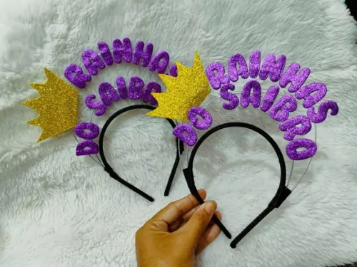 1tiara Personalizadas com Frases, Palavras para Empresta