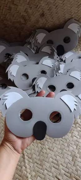 20 Mascaras Koala (faço Qualquer Bichinho)