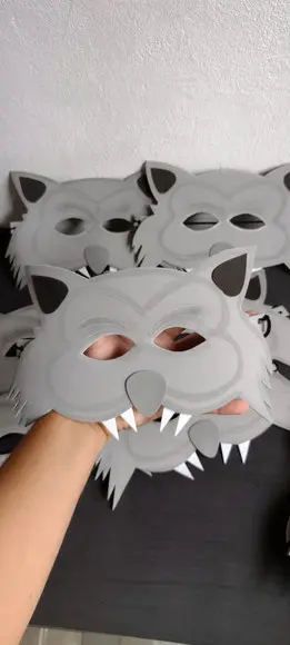 20 MASCARAS Lobo e loba
