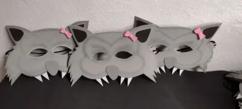 20 MASCARAS Lobo e loba
