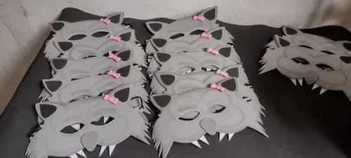 20 MASCARAS Lobo e loba